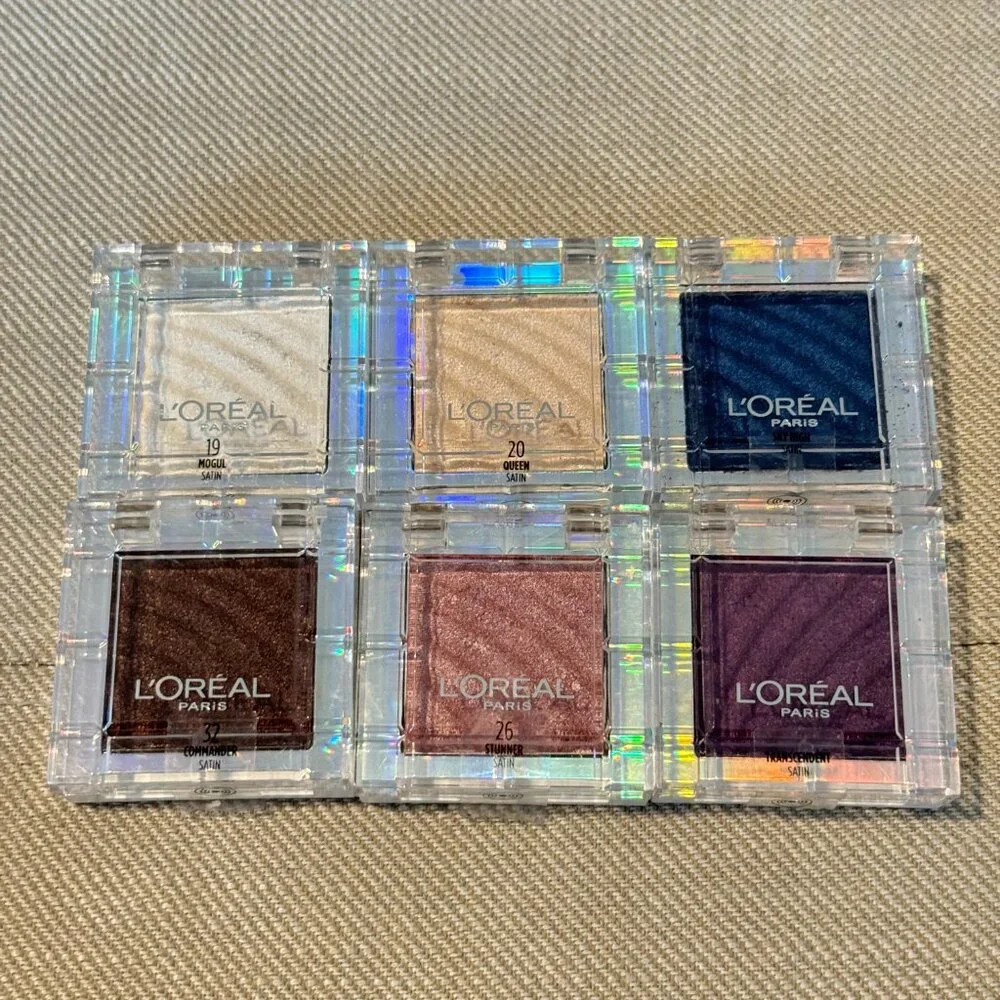 🌈 Lot of 10 L'Oréal Paris Eyeshadows Satin & Matte Brand New 🌈 - Picture 2 of 3